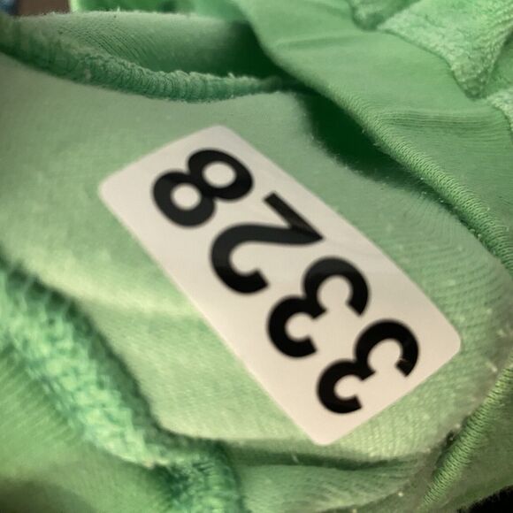 Quacker Factory Top Women XS Green Terry Cloth Dragonfly Beaded Embroidered - Picture 8 of 9